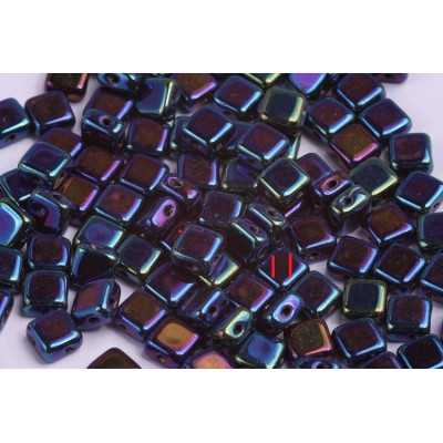 Silky Plane N. 7 BLACK OPAQUE BLUE IRIS