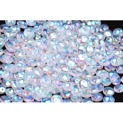 CzechMates Lentil 6mm N. 1 CRYSTAL AB