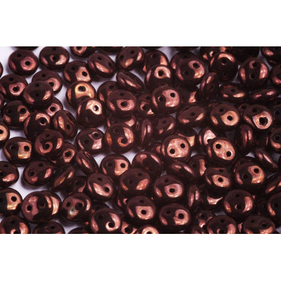 CzechMates Lentil 6mm N. 35  JET VEGA LUSTER  