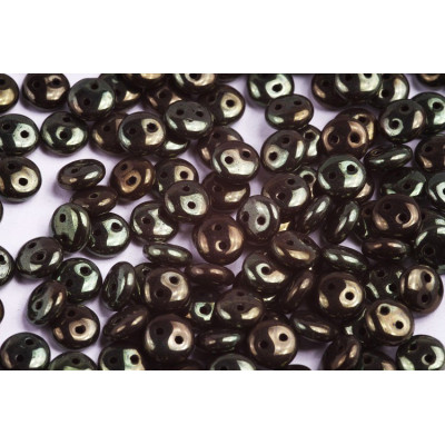 CzechMates Lentil 6mm N. 37 JET RED LUSTER