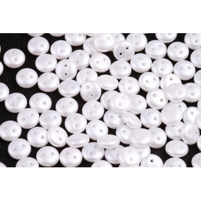 CzechMates Lentil 6mm N. 56 PASTEL SNOW WHITE