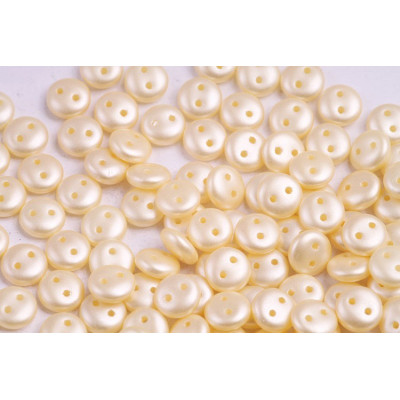 CzechMates Lentil 6mm N. 57 PASTEL CREAM