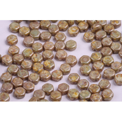 Honeycomb N. 73 WHITE ALABASTER PISTACHIO