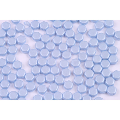 Honeycomb N. 110 Matte Pearl Light Blue Baby Cotton