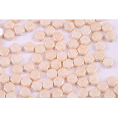 Honeycomb N. 116 WHITE ALABASTER LIGHT BEIGE OPAQUE