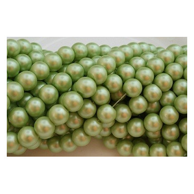 Round bead  waxed mat N. 12F Green