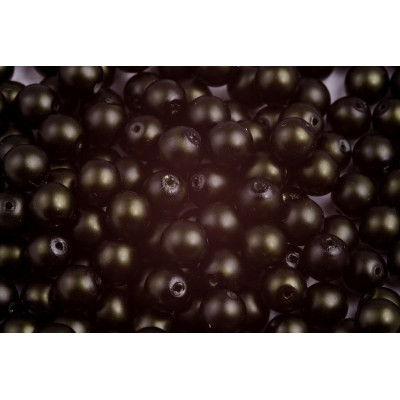 Round waxed beads matte 8 mm N. 39F Green