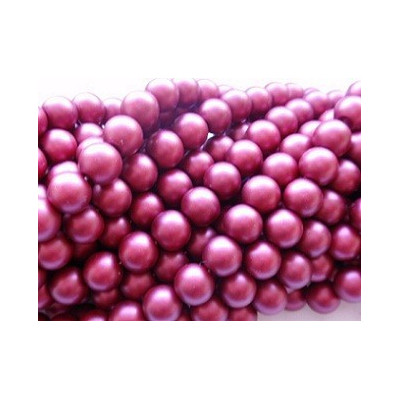 Round bead  waxed mat N. 5L Pink