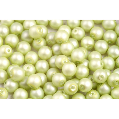 Round waxed beads matte 12 mm N. 36L Green