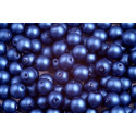 Round waxed beads matte 12 mm N. 40L Blue