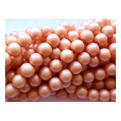 Runde perle  gewachst matt N. 2H Beige