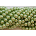 Round bead  waxed mat N. 12D Green