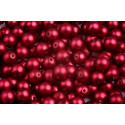 Runde perle  gewachst matt N. 30D Rot