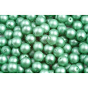 Round waxed beads matte 6 mm N. 37D Green