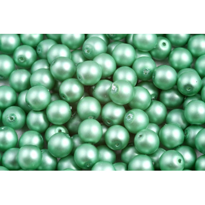 Perles rondes  ciré opaque N. 37D Vert