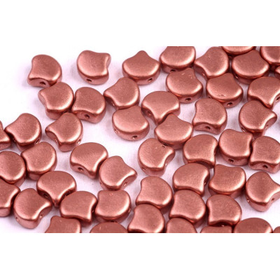 Matubo Ginko Beads Crystal Bronze Copper 7.5mm - Czech Glass