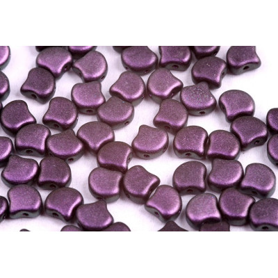 Matubo Ginko Beads Polychrome Magenta Chameleon - 2-Hole Czech Glass