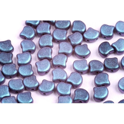 Matubo Ginko Beads 7.5mm Polychrome Chameleon Emerald - 2-Hole