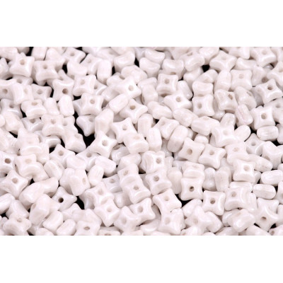 Preciosa Orion Beads 3x5mm White Alabaster 02010 | Czech Glass