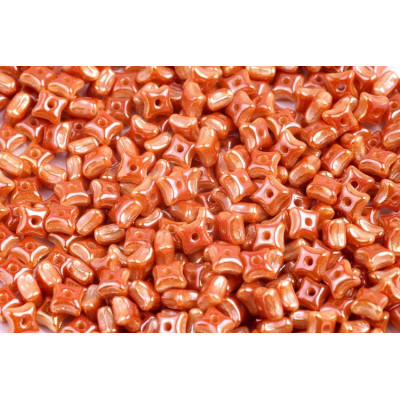 Preciosa Orion Beads 3x5mm White Alabaster Apricot 29123 | Glass Beads