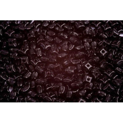Preciosa Orion Beads 3x5mm Opaque Jet Black 23980 | Czech Glass