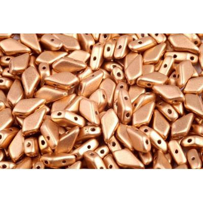 Kite beads 9x5 mm N. 3 CRYSTAL GOLD BRONZ