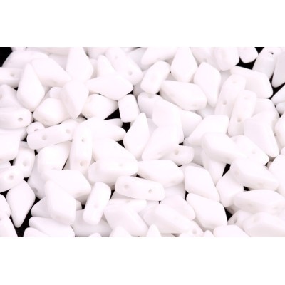 Kite beads 9x5 mm N. 5 WHITE CHALK