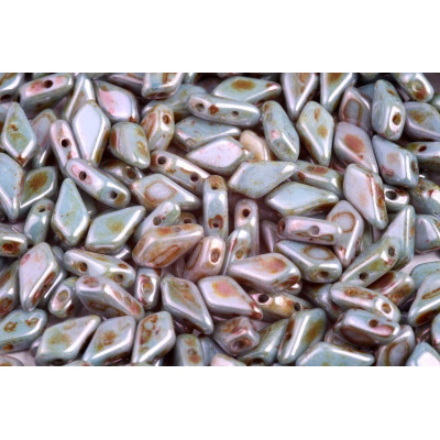 Kite beads 9x5 mm N. 12 CHALK BLUE GLAZE