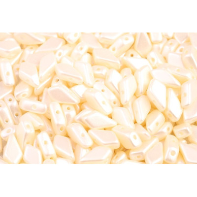 Kite beads 9x5 mm N. 29 PASTEL LIGHT CREAM/OFF WHITE