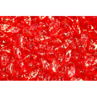 Kite beads 9x5 mm N. 50 Gold Splash Hyacinth