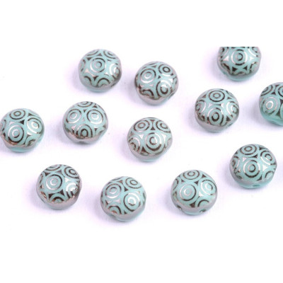 PRECIOSA Candy N. 134 Opaque Green Turquoise Chrome LASER 3