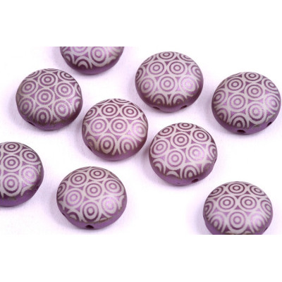 PRECIOSA Candy  N. 117 White Alabaster, Pearl Pastels/Purple  LASER 3