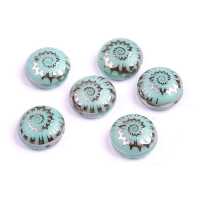 PRECIOSA Candy N. 192 Opaque Green Turquoise Chrome  LASER 4