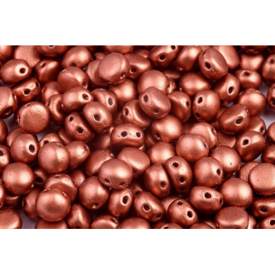 Preciosa Candy N. 143 WHITE ALABASTER COPPER BRONZ