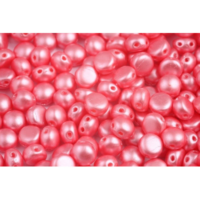 Preciosa Candy N. 152 WHITE ALABASTER PEARL PASTELS STRAWBERRY PINK