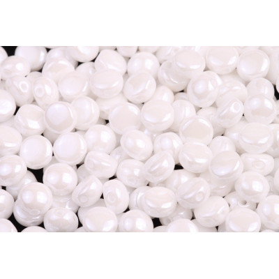 Preciosa Candy N. 160 Opaque White Alabaster, Snow White Iris Sfinx