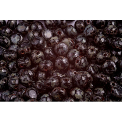 Preciosa Candy N. 167 Black Opaque, Travertine