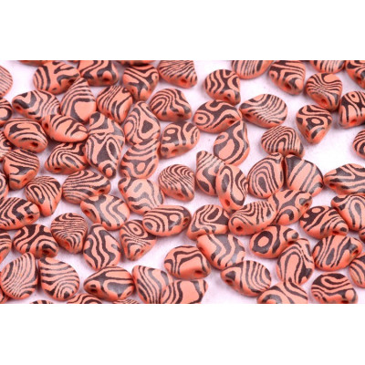 Preciosa Pip Beads 5x7mm Orange D2-23980/29577 | Czech Glass