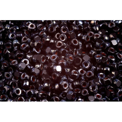 Matubo 3CUT 6/0 Jet Picasso 23980/43400 | Czech Glass Beads