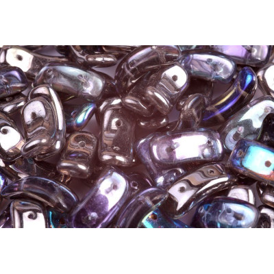 Perles Preciosa Bow 3,5x15,5mm Crystal Graphite Rainbow