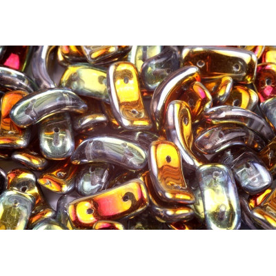 Perles Preciosa Bow par Puca 2 trous Crystal Marea