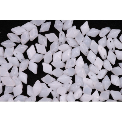 DiamonDuo 5x8 mm 1 White Alabaster