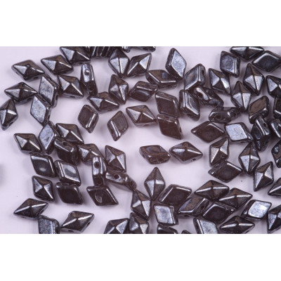 DiamonDuo 5x8 mm 18 JET HEMATITE