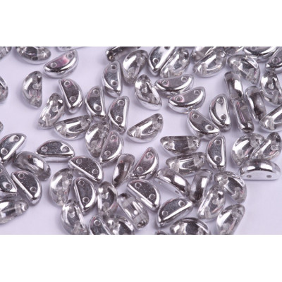 Half Moon 8x4 mm N. 4 CRYSTAL LABRADOR