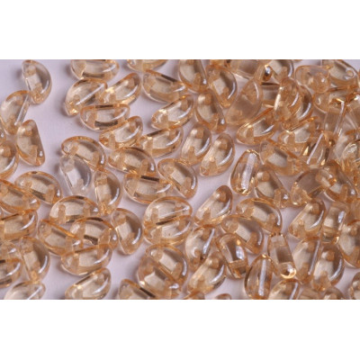 Half Moon 8x4 mm N. 21 CRYSTAL ORANGE LUSTER