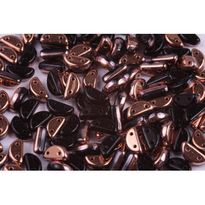 Half Moon 8x4 mm N. 38 JET CAPRI GOLD