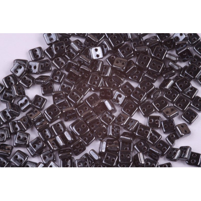 Minichexx beads N. 5 JET HEMATITE