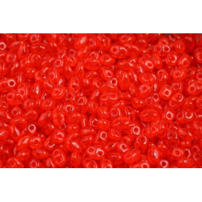 Matubo MiniDuo 2x4mm Opal Orange 91220 | Czech Glass Beads