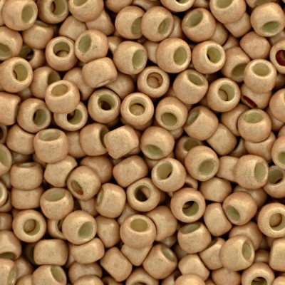 TOHO Round 8/0 Matte Galvanized Rose Gold PF551F | 10g Glass Beads