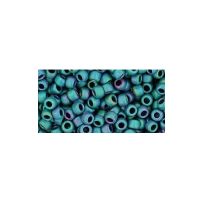 TOHO Round 8/0 Matte-Color Iris Teal 706 | Japanese Seed Beads